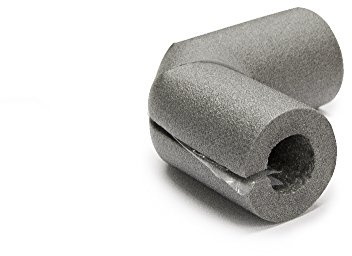 NMC Isolierung, Ø 28 mm x 25 mm, Polyethylen, Selbstklebend, Grau, bis +100°C, Heizungs- und Sanitärbereich