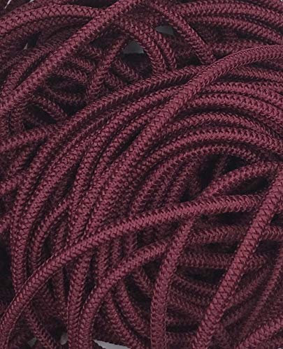 3m Gummikordel am Stück, Gummiband, freie Farbwahl, 22 Farben (Bordeaux)
