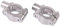 ICTRONIX 2X Universal 8mm Motorrad 22mm Lenkerhalterung Lenkerhalter Befestigungs Klemmen