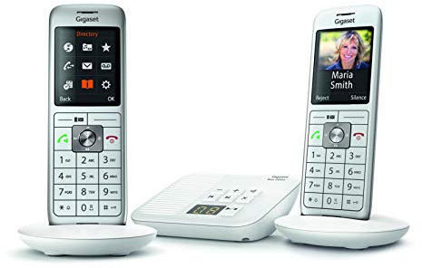 Gigaset CL660A Duo - Téléphone fixe sans fil - Répondeur - 2 combinés - Blanc [Version Française]