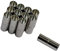 Baoblaze 12 Sets 5mm Clasps for Jewelry Making, End Cap, Leather Necklace, Bracelet,
