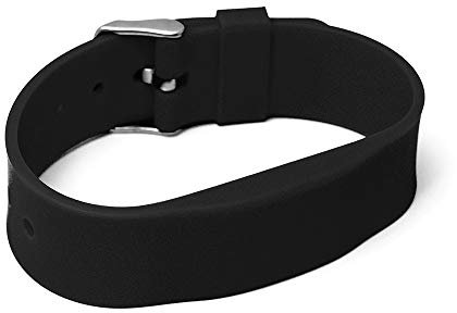 RFID Silikon Armband NXP MIFARE DESFire EV2 4K 17pF (13,56MHz) (Schwarz 2 Stück)