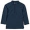 Sterntaler Badeshirt langarm uni - UV-Schutz 50+ Schwimmshirt mit Stehkragen - Unisex UV Shirt mit Frontreißverschluss und Kinnschutz - Baby Badebekleidung, marine, Größe 80