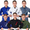 Elite Sports Kinder BJJ Gi Youth IBJJF Brasilianischer Jiujitsu Gi Kimono mit sanforisiertem Stoff und gratis Gürtel (siehe spezielle Größentabelle) (Premium Schwarz, C2)