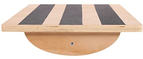 BJTYHT Balance Board Hölzerne Balance-Trainer-Rocker-Board-hölzernes stehendes Büro-Rocking-Board for Tischboden-Tumbler-Fitness-Board