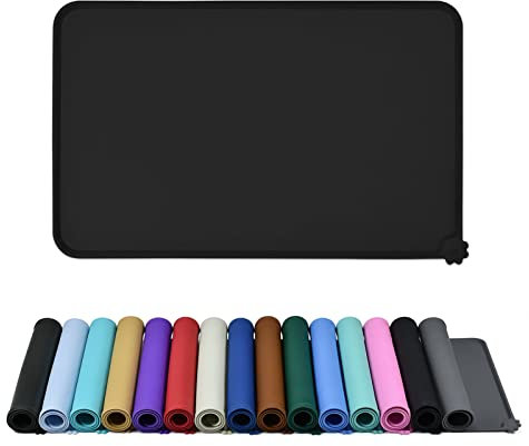 Reopet Tapis gamelle pour Chien et Chat - Silicone Anti-adhésif imperméable - Disponible en Plusieurs Couleurs, Tailles et utilisations