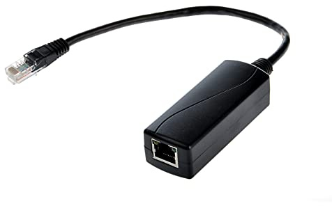 ZHANGQING GAT-24V24W PoE Converter Gigabit 24V 1A | PoE Converter Compliant 802.3at Class 4/802.3af Passive | 10/100/1000 Data Rate with a CAT5e CAT6 CAT7 Network Cable | Max Input 57V, 24V Output