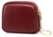 SENDEFN Portemonnaie Damen aus Echtes Leder Damen Geldbörse Kleingeldbörse mit Reißverschluss Kleine Brieftasche Mini Geldbeutel für Münze Bargeld, 5265, Burgundisch
