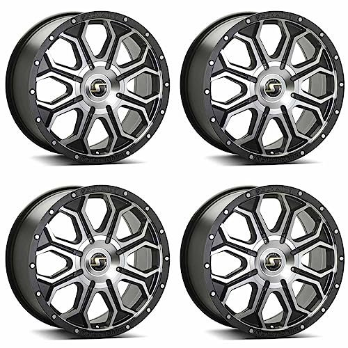 4x Schmidt Felgen 18HDX 8.5Jx18 ET49 6x130 SatinBlack front pl. kompatibel mit Mercedes-Benz Sprinter 3 Typ 907/910