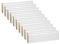 KGM Hamburger Sockelleiste Altberliner Profil – Weiß folierte MDF Fußbodenleiste – Maße: 2400 x 19 x 80 mm – 40 Stück