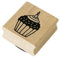 Artoz Stempel – Holzstempel – „Cupcake“ – 40 x 40 mm – Motivstempel zum Kartenbasteln für Einladungen, Geburtstag, Glückwünsche