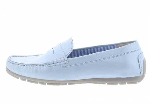 Sioux Damen Carmona Mokassin, himmelblau, 40.5 EU