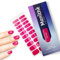 Manithè - Smalto Adesivo Gel UV - Colore Fucisa (Vivid Orchid) Pellicola per Unghie Autoadesiva - Manicure Semipermanente - Nail Wraps Gel UV - Kit 20 PCS