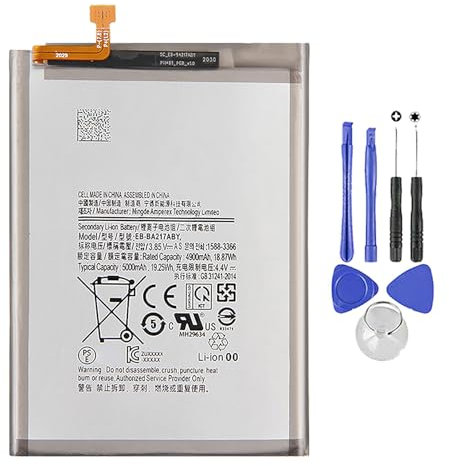Batterie compatible pour Samsung Galaxy A13 (4G) / A02 / M12 / 5000 MAH / EB-BA217A Neuf avec kit tournevis