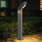 ACMHNC Solar Pollerleuchte Außen, 80cm Solar Wegeleuchte außen mit Bewegungsmelder, IP65 Wasserdicht, Stehlampe Outdoor, Sockelleuchte aus Aluminium, Gartenleuchte, 3 Farben,für Garten,Rasen, Gehweg