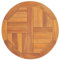 Generico Tischplatte aus massivem Teakholz, rund, 2,5 cm, 50 cm, kangqiling316154
