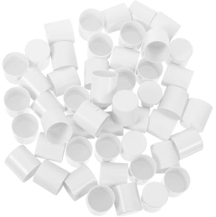 UKCOCO 50pièces Couvercles De Douille De Lampe Plastique Anti-drop Protection Pour Ampoules à Vis Plat Accessoires De Lumière Pour Usage Domestique Et Commercial