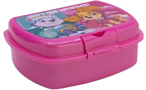 STOR Paw Patrol Brotdose Kinder 1686ml - Sandwich Box mit Sicherheitsverschluss BPA Frei - Robuste Lunchbox für Schule Kindergarten Ausflüge