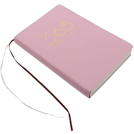 Artibetter 1stück Jahrbuch Mit Praktischer Kalender Für Schüler Lehrer Und Büroangestellte Rosa Notizbuch Für Wöchentliche Planung Und