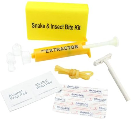 Kit de premiers secours avec pompe à venin pour camping, randonnée, escalade, randonnée