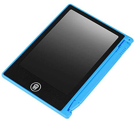 ZASCHMOY LCD 4,5 -Zoll -Handschrift Schreiben von Tablet Zeichenbrett für Vielseitige Schwarze Memo Liste Reminder Pad (BLUE)