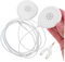 Veemoon 1 Juego Auriculares Prenatales para Embarazadas Reproductor de para Auriculares de Sonido Fetal Dispositivo de Educación Temprana para Madres y Bebés Blanco