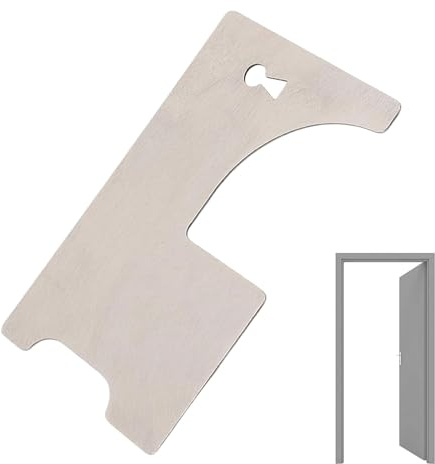 Door Opener Firefighting Hand Tools, Hand Hall Pass Tool, Stainless Steel Firefighting Tool, 0.1cm Thick, Multifunctional Door Seam Manual Firefighter