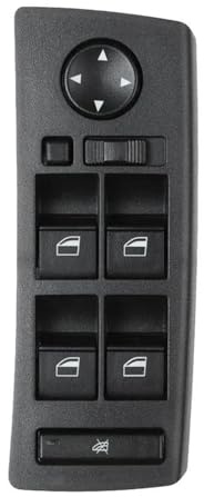 Interrupteur de lève-vitre électrique 61316962506 pour BMW E53 X5 1999-2006, Interrupteur de lève-vitre électrique Avant Gauche avec Boutons-poussoirs rabattables