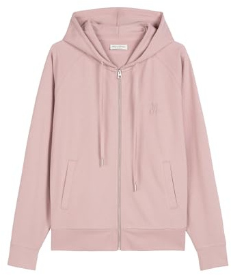 Marc O'Polo Damen Kapuzensweatjacke Heavy Jersey