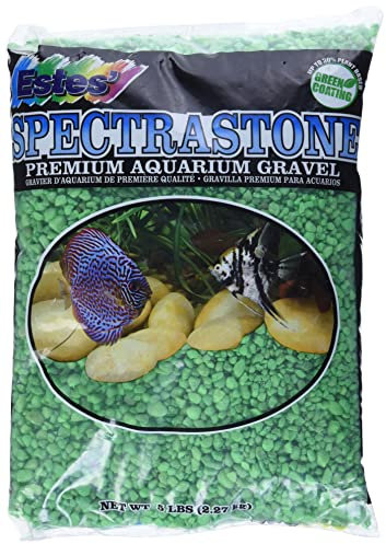 Spectrastone Permaglo Vert Gravier pour Aquarium pour Les Aquariums d'eau Douce, Sac de 2,3 Kilogram