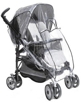 Asmi Wetterschutz für Buggy (mit Dach) / Verdeckbuggy mit Sichtfenster