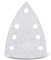 MENZER White Klett-Schleifblätter, 150 x 100 mm, 7-Loch, f. Deltaschleifer, Normalkorund (50 Stk.) K60