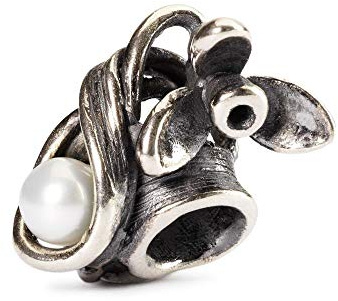Trollbeads Damen-Bead 925 Sterling Silber weiß TAGBE-00027