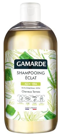 Gamarde Shampoo Aloe (Brillo) 500 ml; Bio, 1er Pack (1 x 500 ml)
