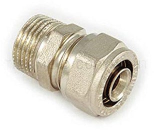 RACCORDO MASCHIO 1/2x20 A STRINGERE PER TUBO MULTISTRATO