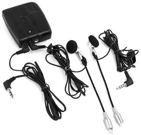 ZJ-Light M114 Système de communication pour moto 2 voies Noir