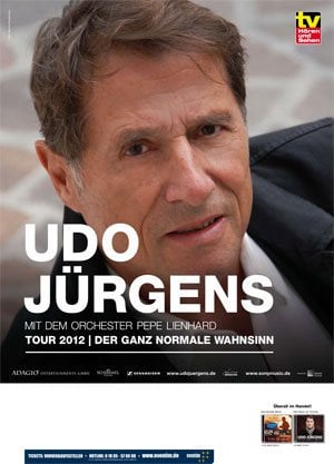 Udo Jürgens Tour 2012 Tourplakat - A1 Poster 9055