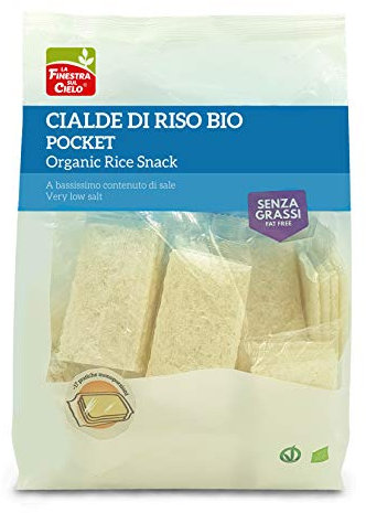 La Finestra Sul Cielo Rice Snack Cialde di Riso S/Sale Monoporz Bio - 250 g