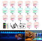 20er WIFI RGB LED Bodeneinbauleuchten Terrassen Bodenstrahler Terrassenbeleuchtung Arbeitet mit Alexa, Google Home,RGB Ø45mm IP67 Wasserdicht 0.5W LED Einbaustrahler rgb Full Kit