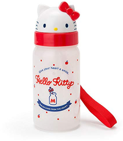 Sanrio Face Straw Bottle, 13.5 FL oz (350 ML)