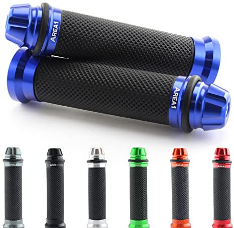 Area1 Lenkergriffe kompatibel mit WR R 125, WR X 125, WR X 250 WR 250, 450 (Dome/Blau)