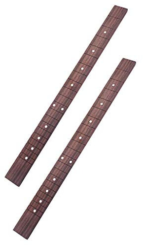 Tenlacum Rosewood 21 Bünde 3 Saiten Zigarrenbox Gitarre Griffbrett Griffbrett Teile (2 Stück)