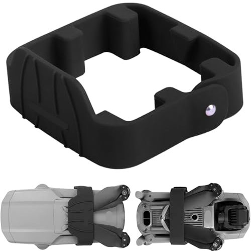 Drohnen Propeller Halterung, 1 Set, kompatibel mit DJI Mavic Air 2, DJI Air 2S, in Schwarz, aus Silikon, Rotorblätter Schutz Drohne, Propellerhalter Transportschutz, Prop Drone Holder, Drohnenhalter