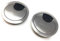 2x Kabeldurchlass Kabeldose Kabeldurchführung Kabel Kabelführung Auslass 50 mm Metall (Edelstahl gebürstet, 50mm)