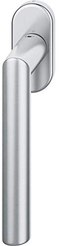 FSB Fenstergriff 341076 - Griff auf ovaler Rosette, Edelstahl matt