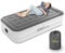 Cosi Home® Single Sized Air Bed - Premium Single Inflatable Mattress With a Built-in Electric Pump, Integrated Raised Pillow and Storage Bag