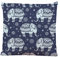 Ofocam Dekorativer quadratischer Kissenbezug mit indischem Elefanten-Design, für Couch, Sofa, Bett, 45,7 x 45,7 cm