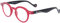 Kunststoff-Lesebrille MR69 von Montana Eyewear mit hochwertigem Federscharnier Rot + 1,00 dpt