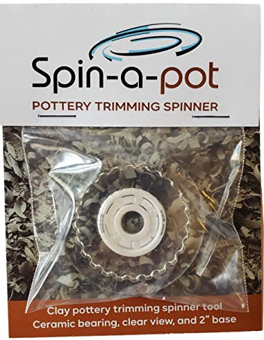 Spin-a-pot Pottery Trimming Spinner Tool (2 Trimming Spinner)