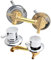 2/3/4/5 Voies Mitigeur Robinets De Douche, Laiton Douche Robinet Cabine With Cartouche Céramique, Mitigeur Cabine De Douche Entraxe 10 Cm/12,5 Cm/14,5Cm, G1/2 Intubation 2way-10cm